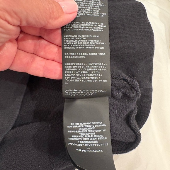 Palm Angels Black and Orange Flame Sweatshirt - Picture 9 of 10